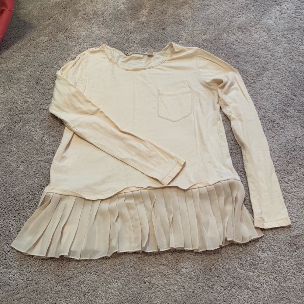 Peplum long sleeve